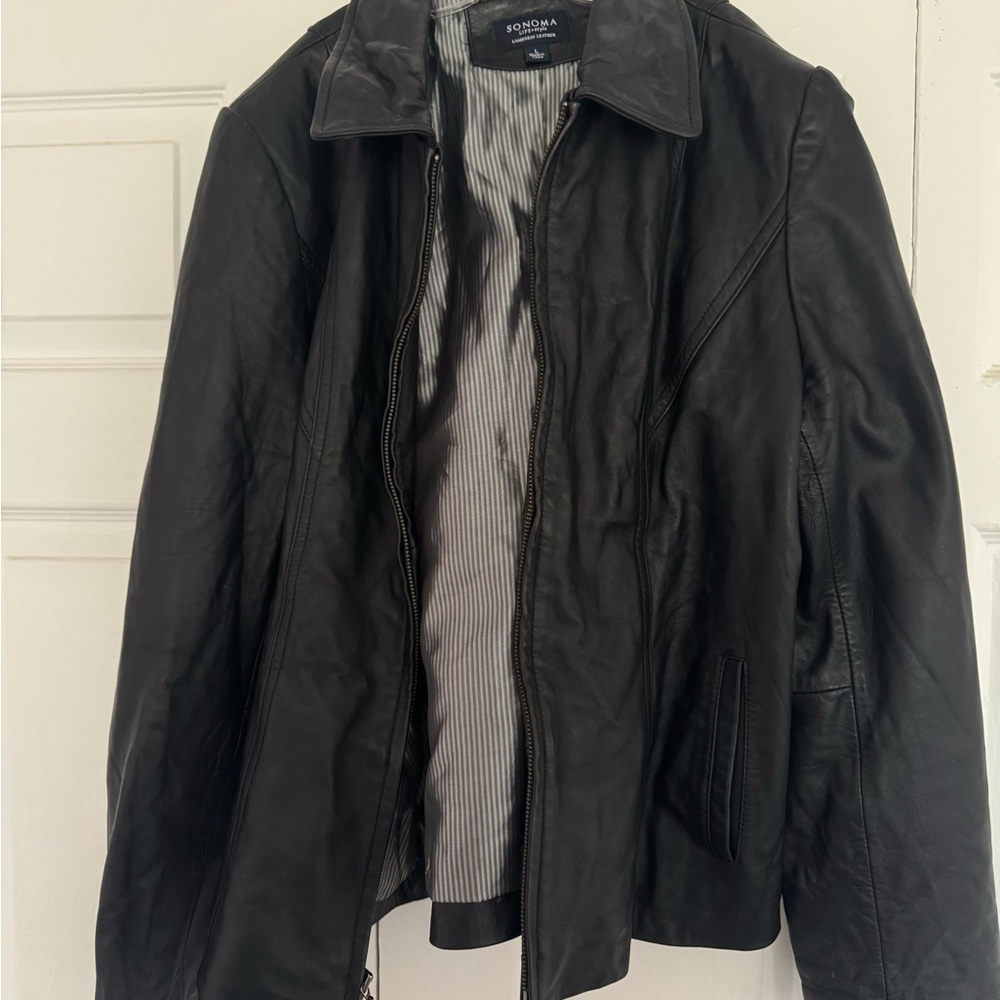 Sonoma Men’s Lambskin Leather Jacket